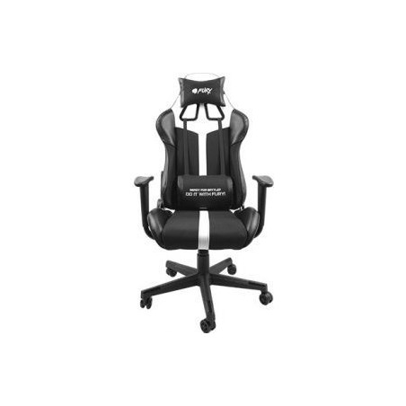Fury Avenger XL Gaming Chair Black White - Ultimate Comfort & Style for Gamers | 5901969426823
